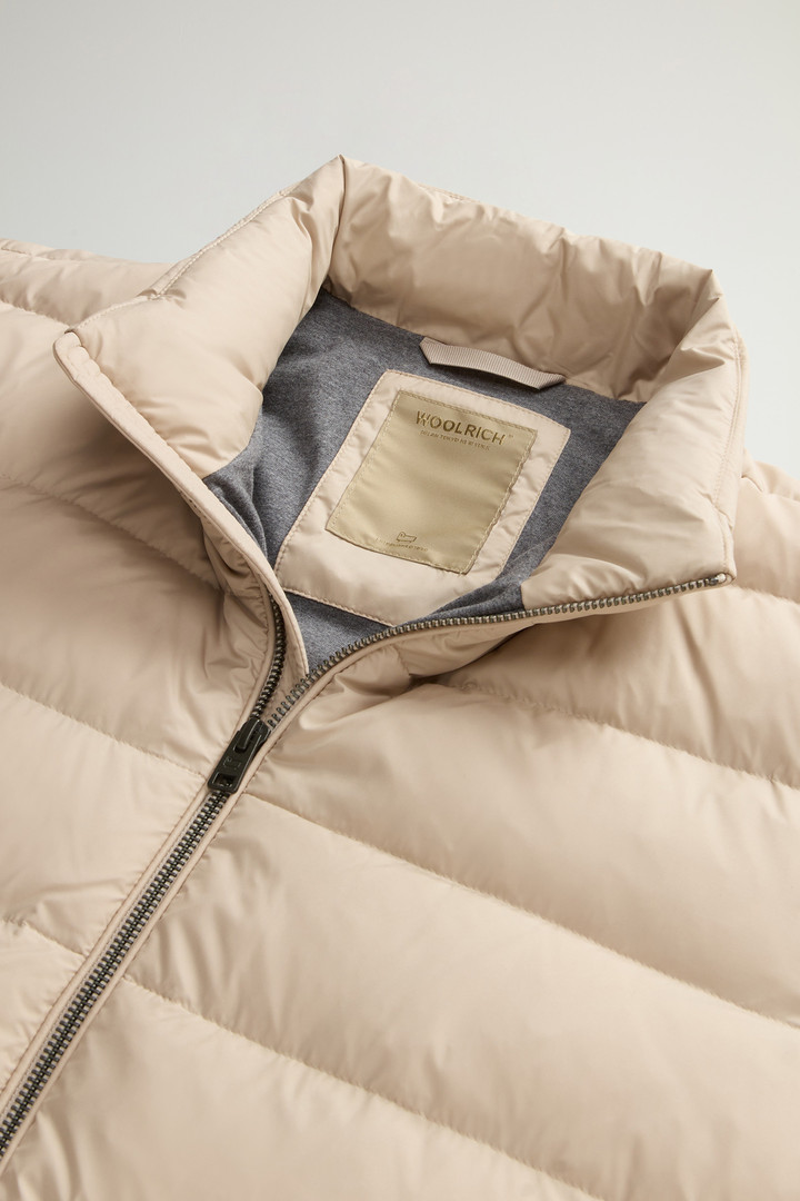 Lightweight Down Jacket in Microfiber Beige photo 6 | Woolrich