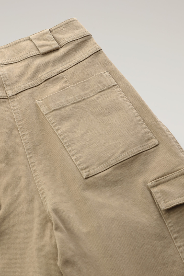 Cotton Twill Cargo Pants Beige photo 2 | Woolrich