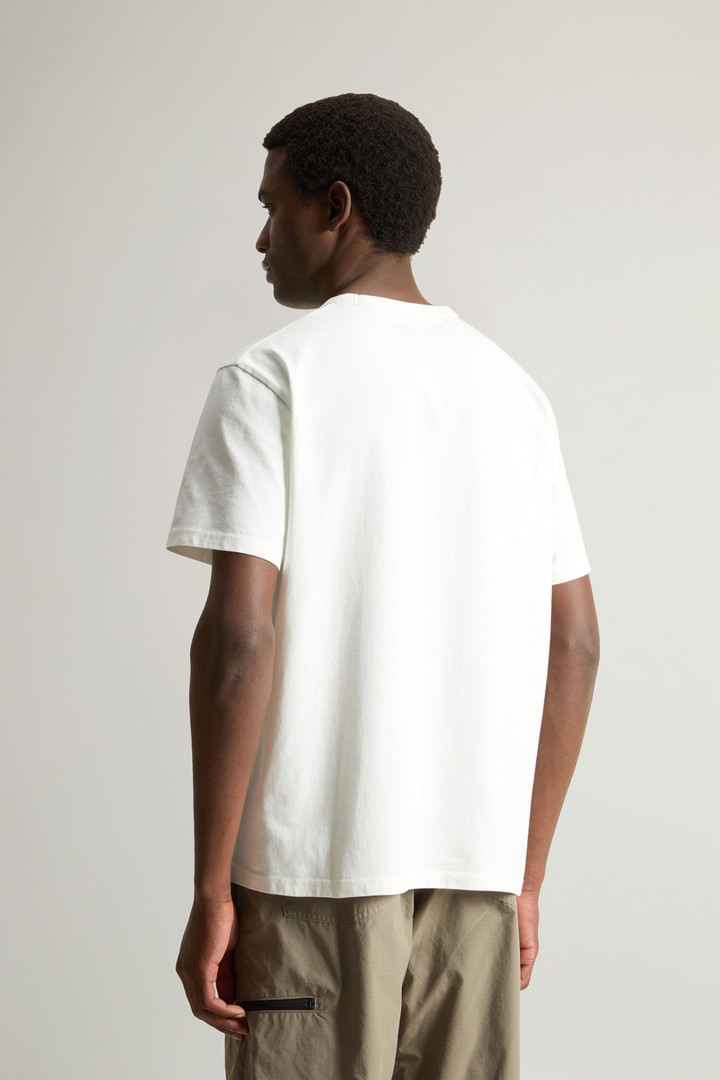 Sheep T-Shirt in Pure Cotton with Print White photo 3 | Woolrich