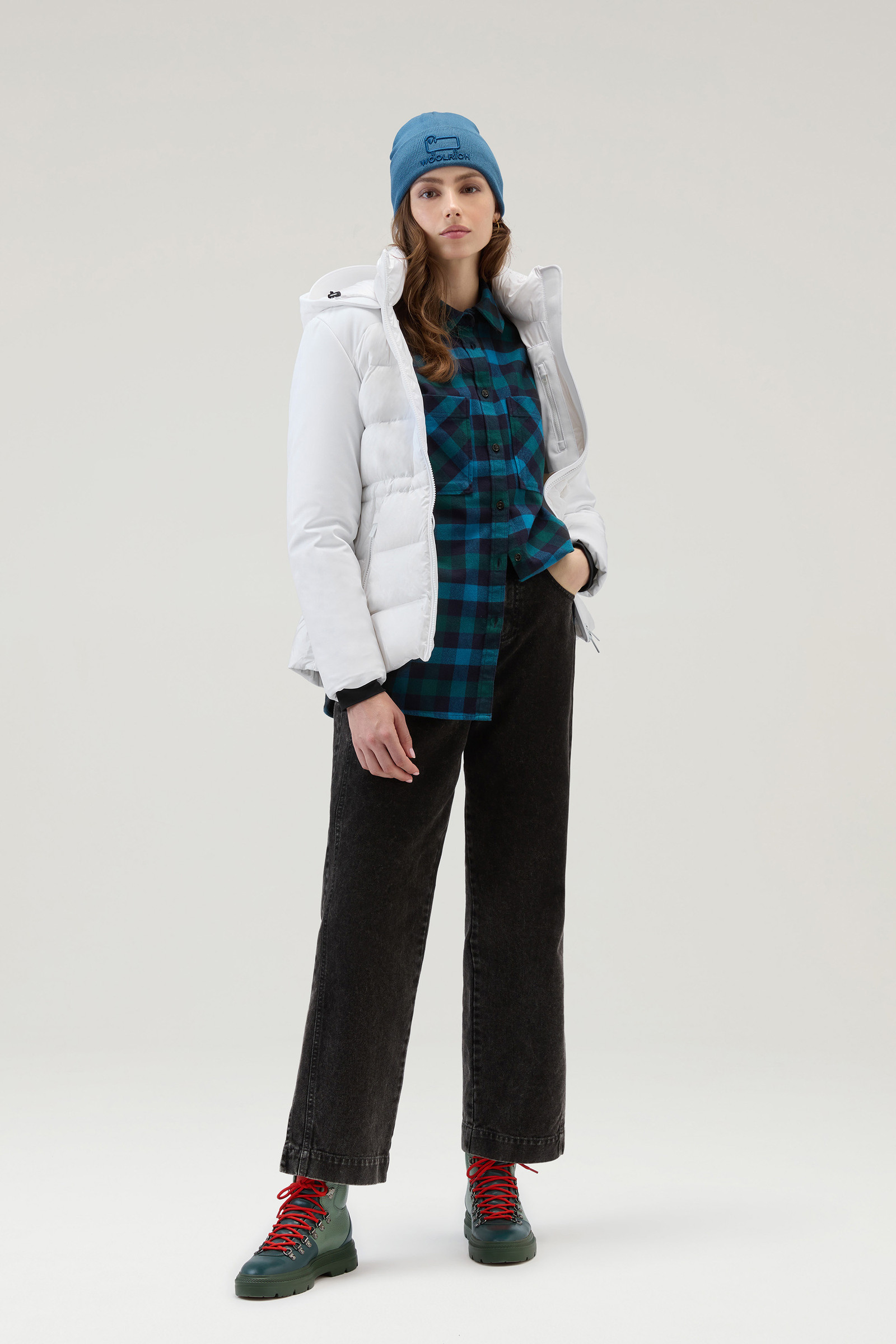 Flannel Check Shirt Green photo 2 | Woolrich