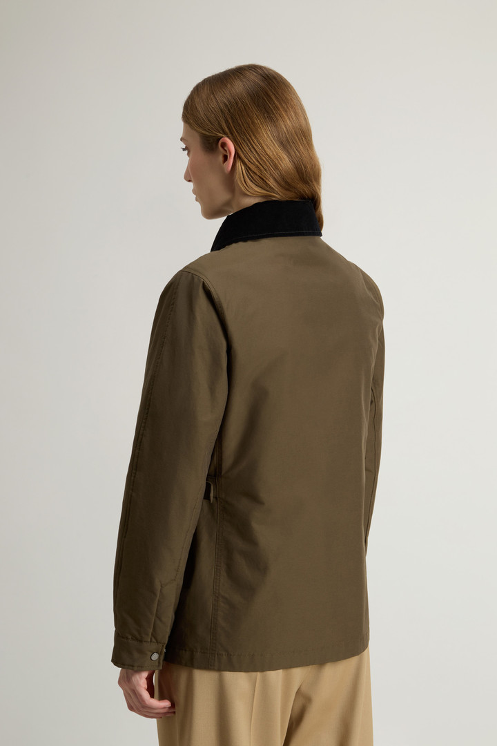 Ramar Cloth Jacket with Corduroy Collar Green photo 3 | Woolrich