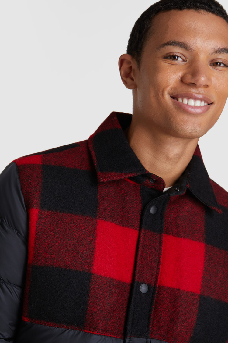 Rowland reversible jacket with shirt collar