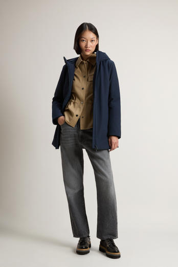 Firth Parka in Tech Softshell Blue | Woolrich