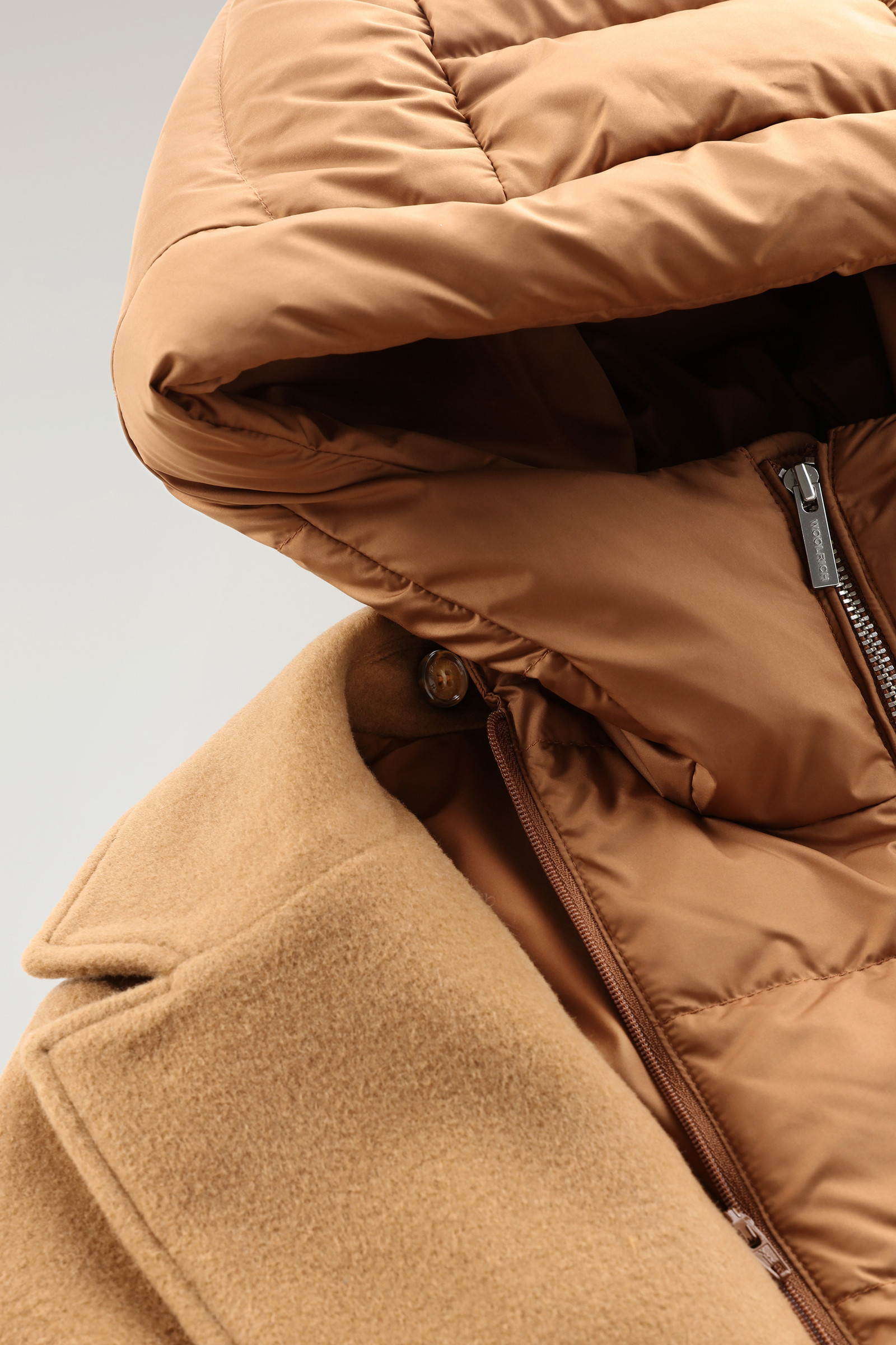 Kuna Parka in Wool and Cashmere Blend Brown photo 7 | Woolrich