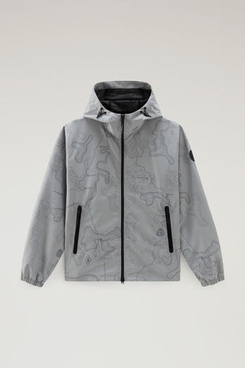 Reflective Jacket in Ripstop Fabric Gray | Woolrich