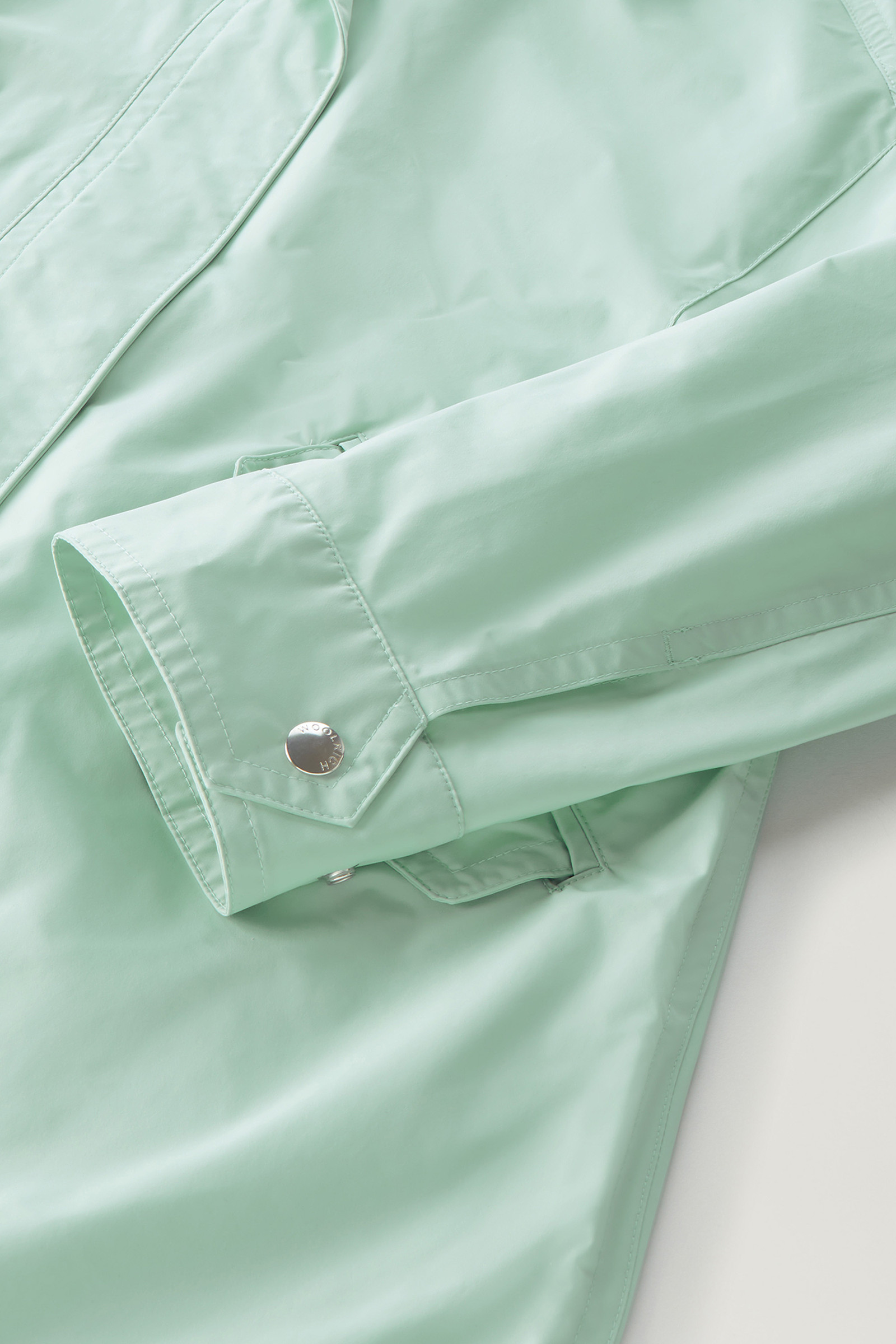 Long Summer Parka in Urban Touch Green photo 8 | Woolrich