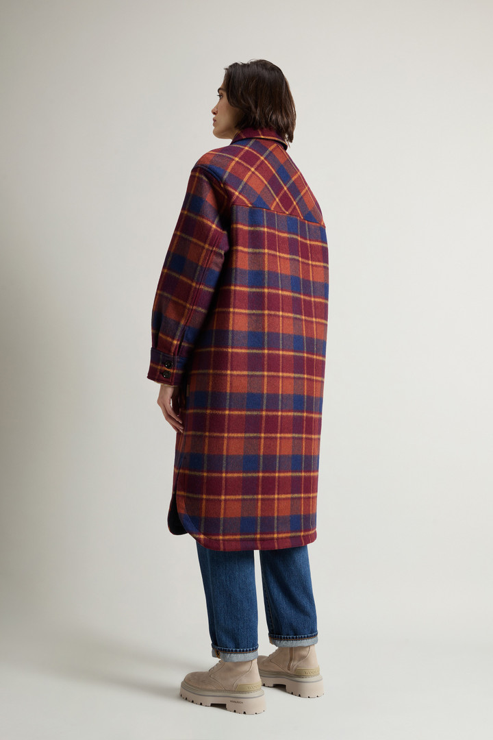 Wendemantel aus recycelter italienischer Wollmischung Manteco Rot photo 3 | Woolrich