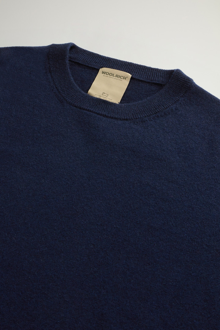 Pure Cashmere Crewneck Sweater Blue photo 6 | Woolrich