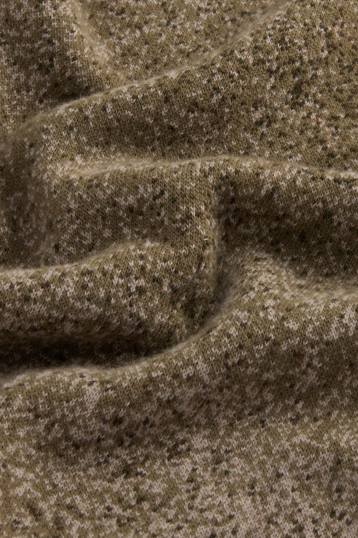 Sweater in Pure Virgin Wool with Jacquard Detailing by Todd Snyder Green photo 7 | Woolrich