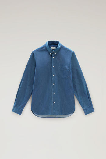 Camicia in chambray di puro cotone Blu | Woolrich