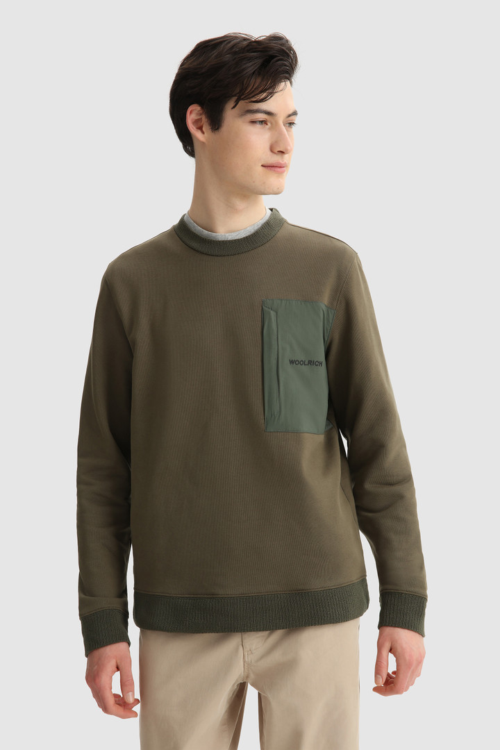 Sweatshirt mit Rundhalsausschnitt und gedrucktem Logo