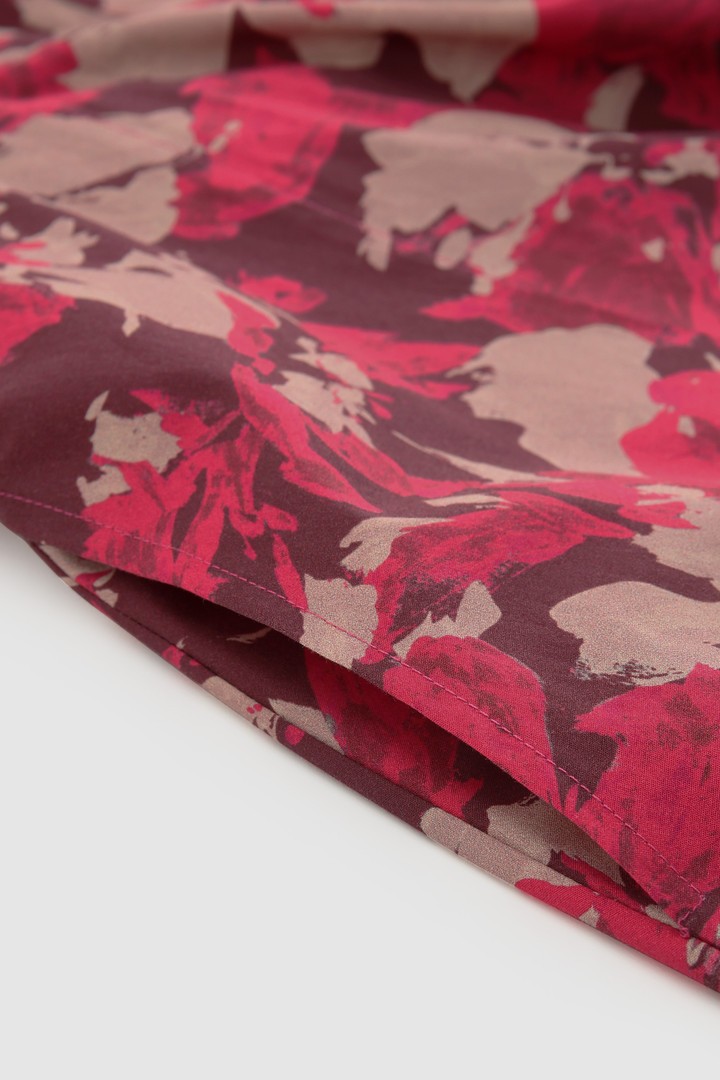 Long Wilderness Dress in Cotton Poplin Red photo 9 | Woolrich