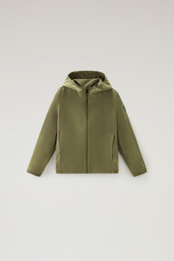 Jacke Pacific mit Kapuze für Jungen Grün | Woolrich