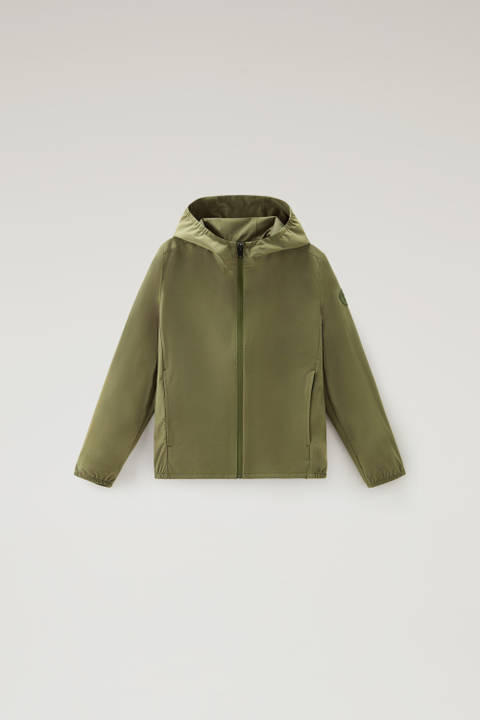 Boys' Pacific Jacket with Hood Green | Woolrich