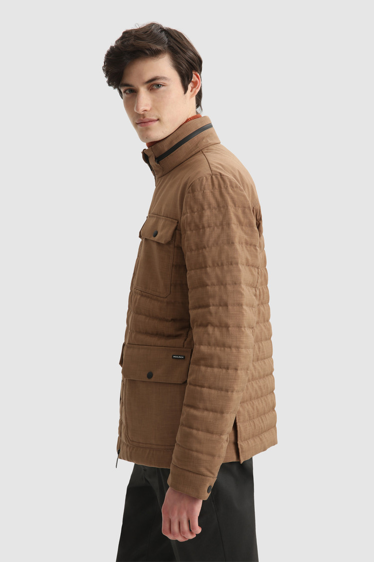 City Field Jacket in wool effect fabric