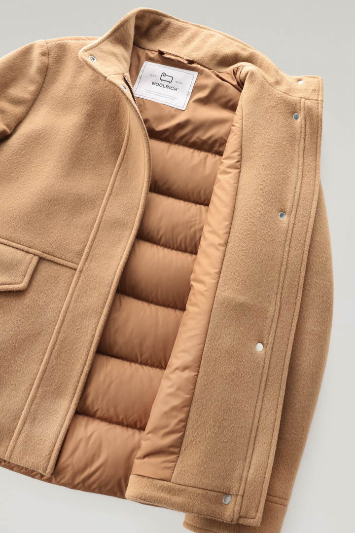 Kuna Jacket in Wool and Cashmere Blend Brown photo 6 | Woolrich