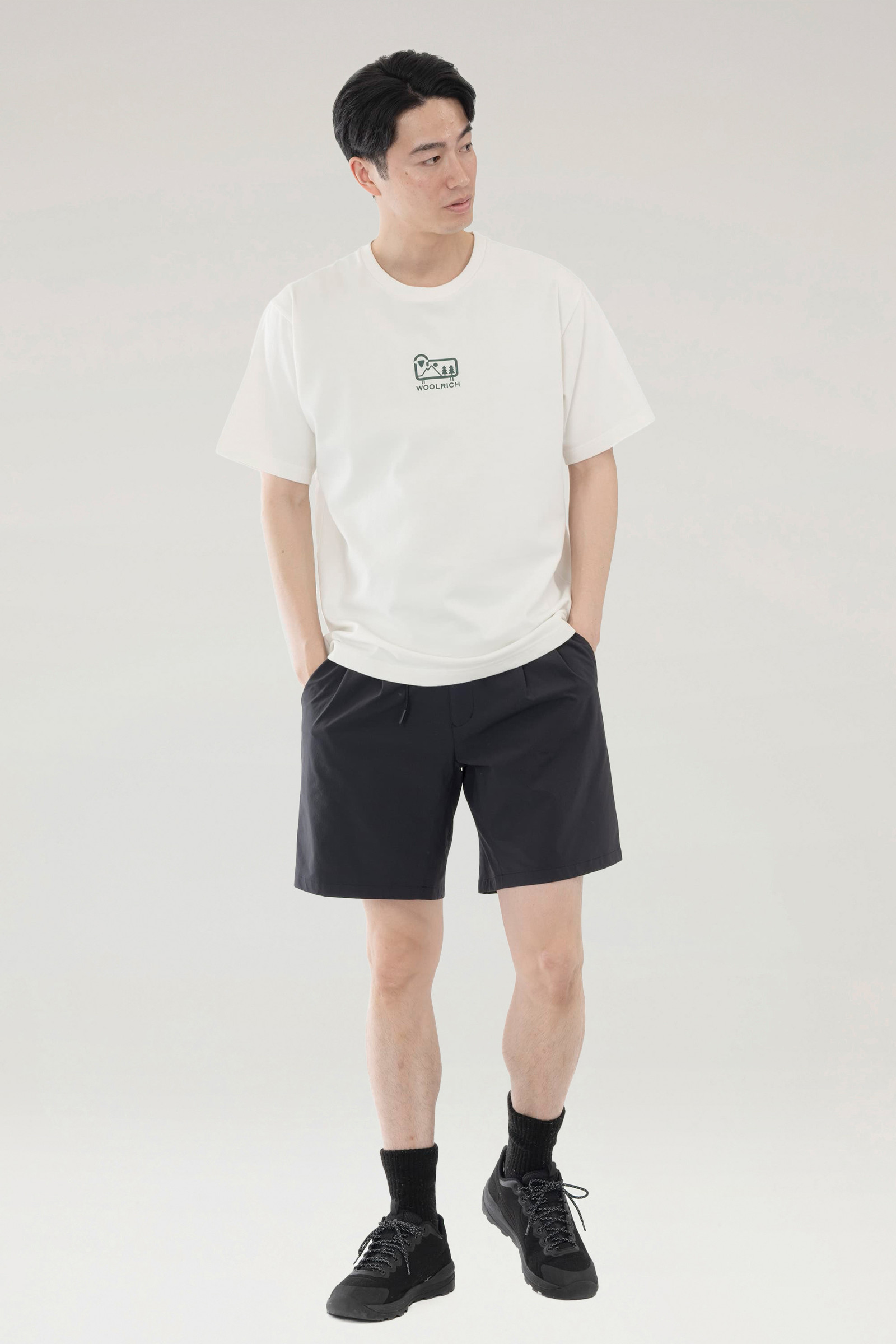 Small Sheep T-shirt in Pure Cotton Jersey White photo 2 | Woolrich