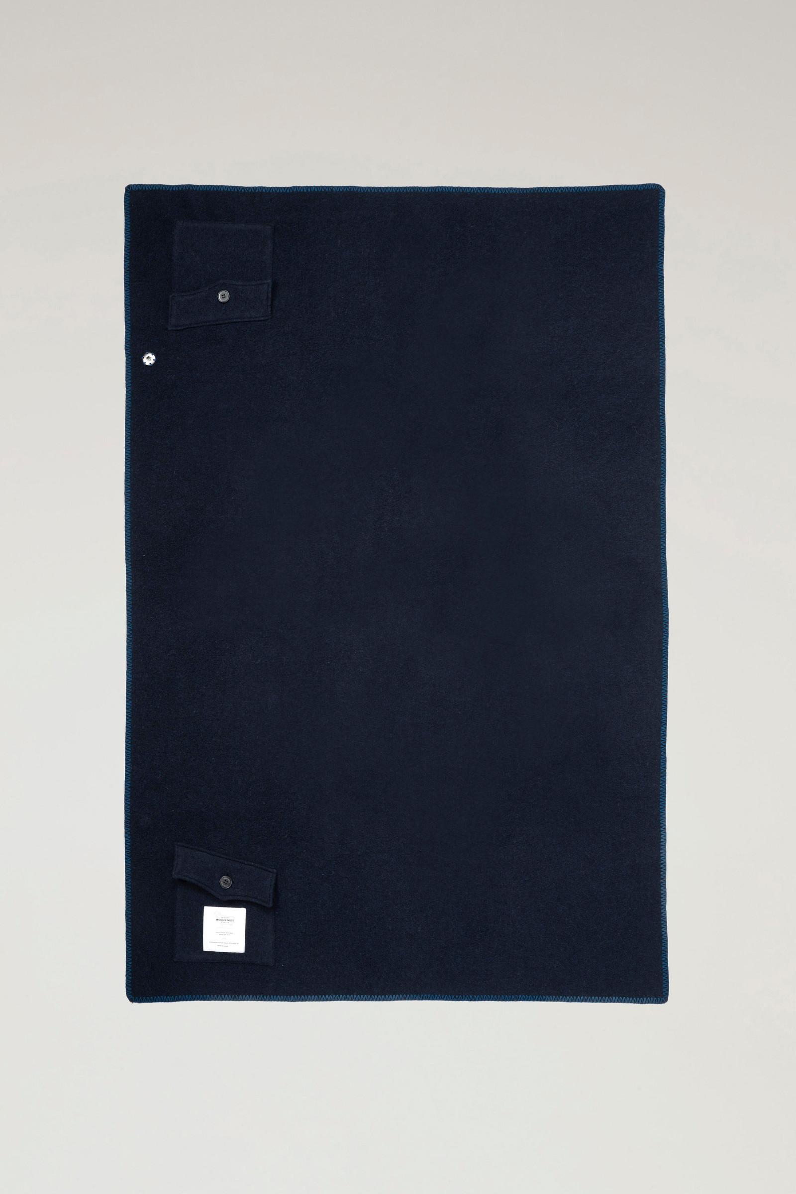2-in-1 Recycled Wool Blanket Blue | Woolrich