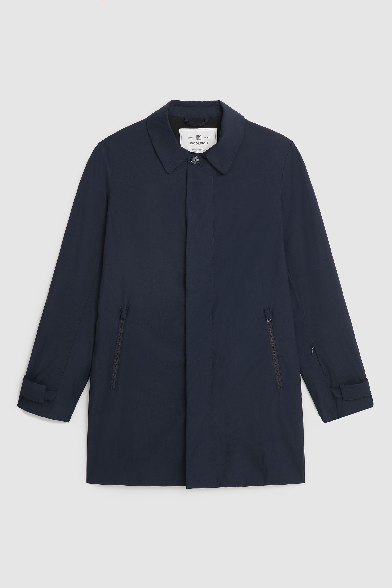 Ultralight Ripstop Nylon Carcoat Blue photo 7 | Woolrich