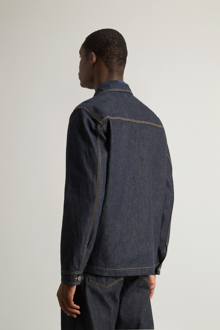 Japans raw denim overhemdjack Blauw photo 3 | Woolrich