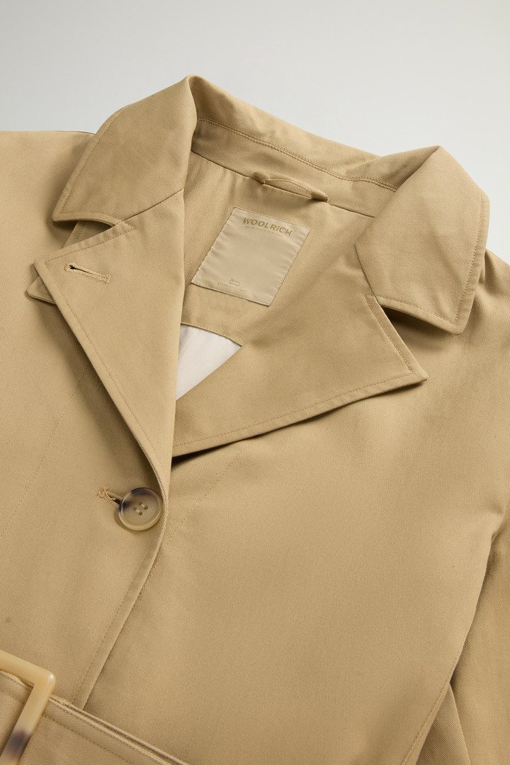 Pure Cotton Trench Coat Beige photo 6 | Woolrich