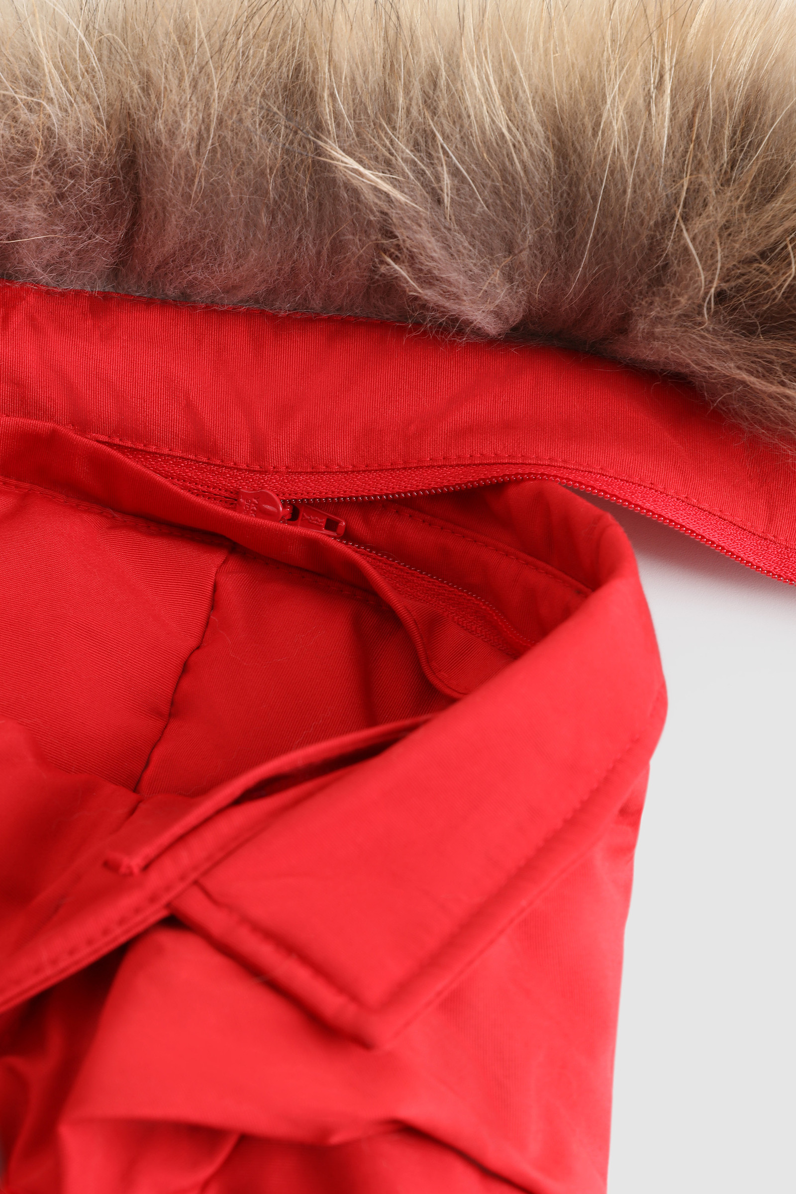 Girl's Arctic Parka with Removable Fur Red photo 4 | Woolrich