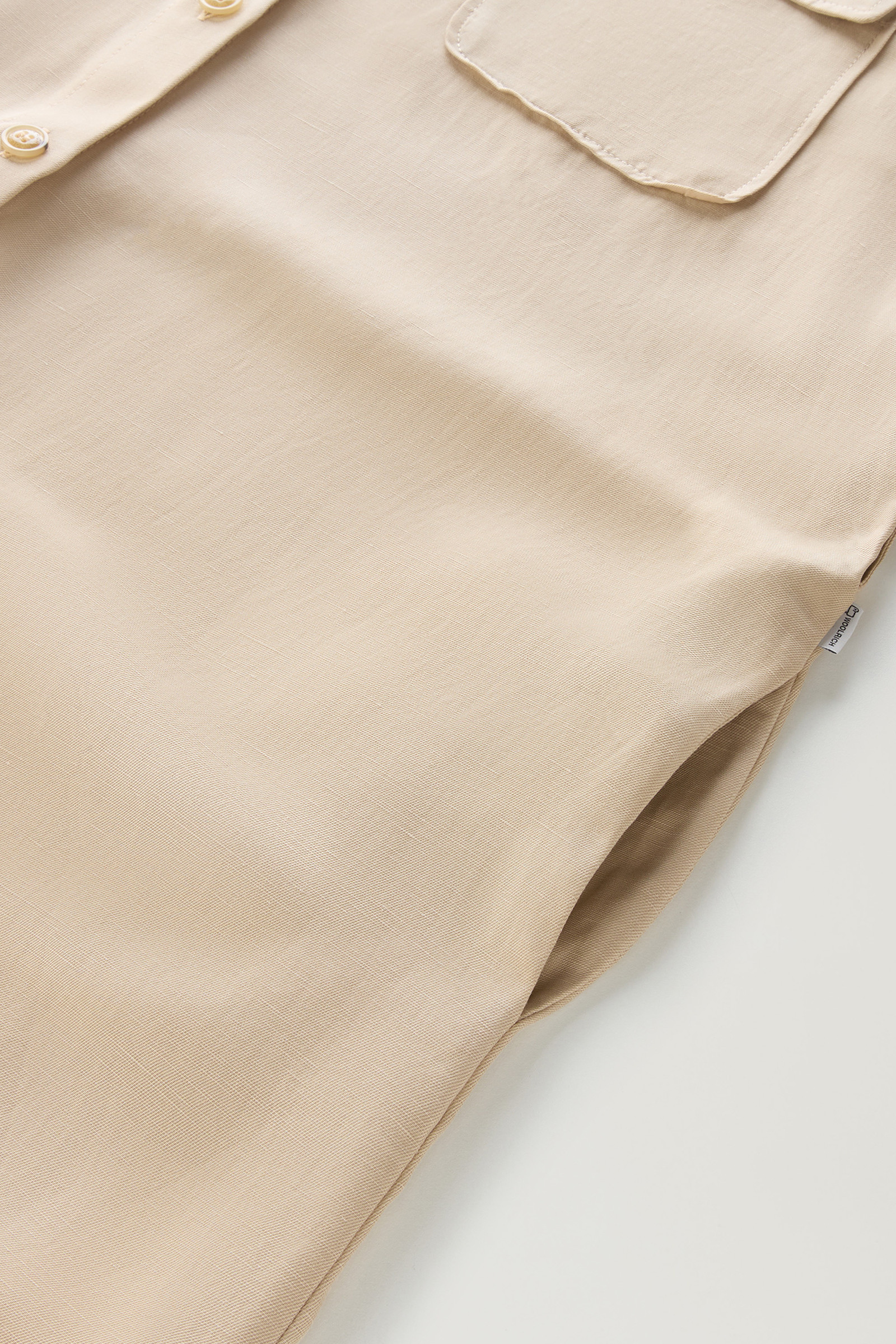 Utility-jurk van linnen met riem beige photo 8 | Woolrich