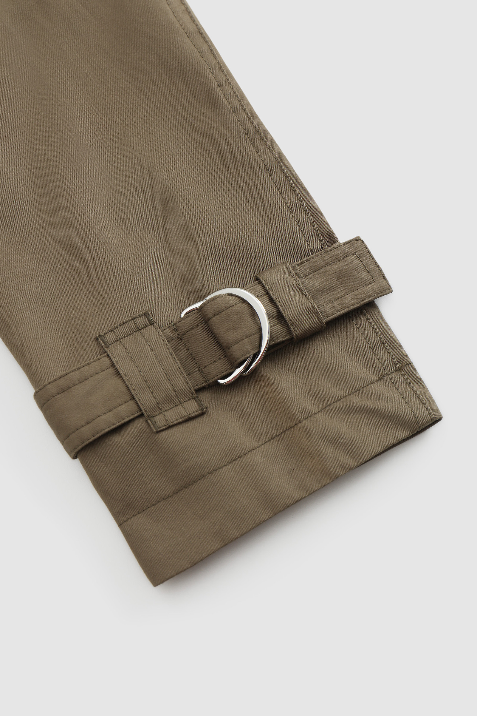 Leichter Trenchcoat Havice mit bedrucktem Karofutter Grün photo 7 | Woolrich