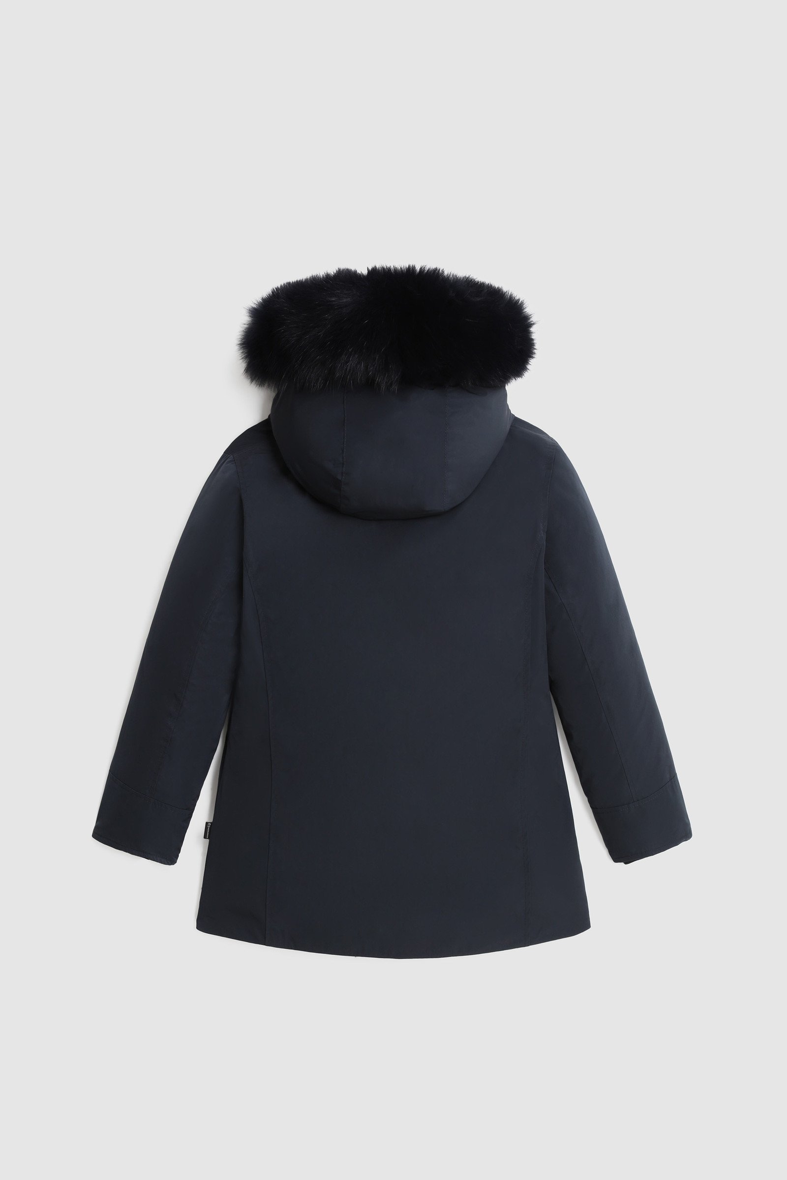 Girl's Luxury Arctic Parka with Removable Dyed Fur Blue photo 2 | Woolrich