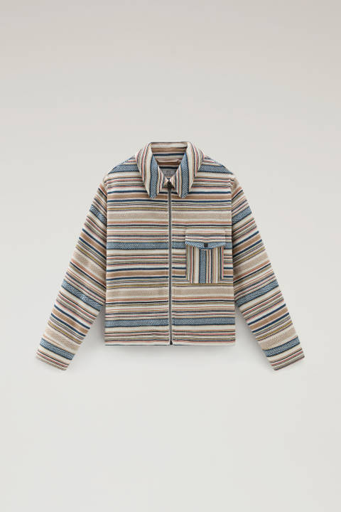 Gentry Overshirt in Manteco Recycled Cotton Blend 1500 photo 2 | Woolrich