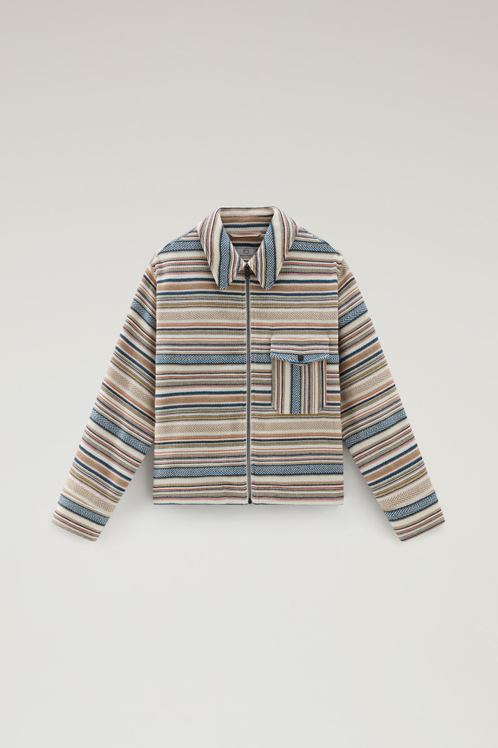 Gentry Overshirt in Manteco Recycled Cotton Fleece 1500 photo 5 | Woolrich
