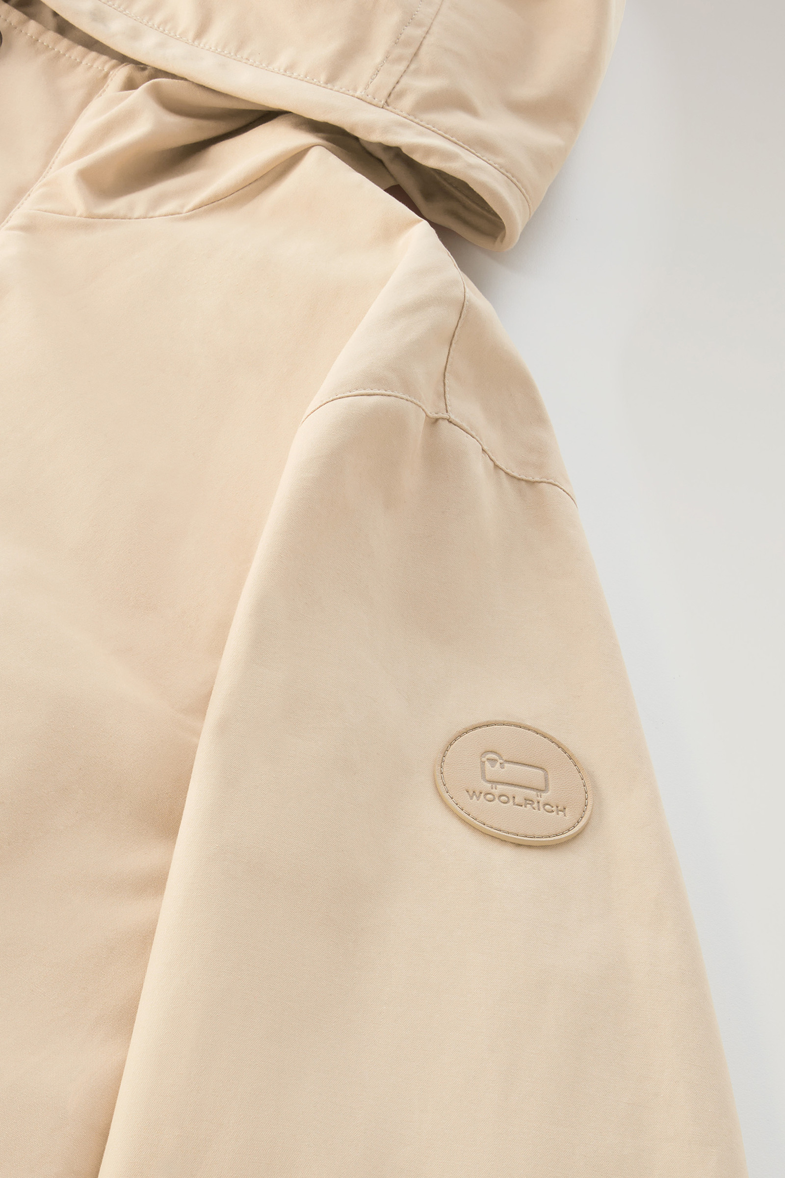3-in-1 Mountain Jacket in Soft Byrd Cotton with Quilted Detachable Vest Beige photo 8 | Woolrich