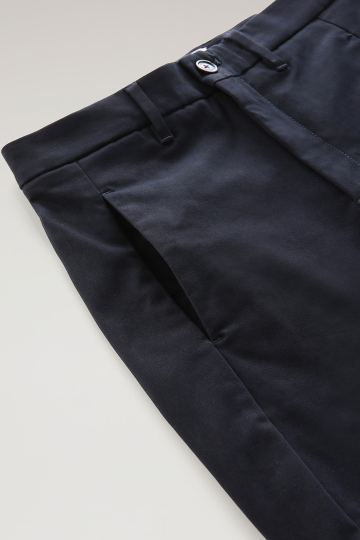 Stretch Cotton Twill Pants Blue photo 6 | Woolrich
