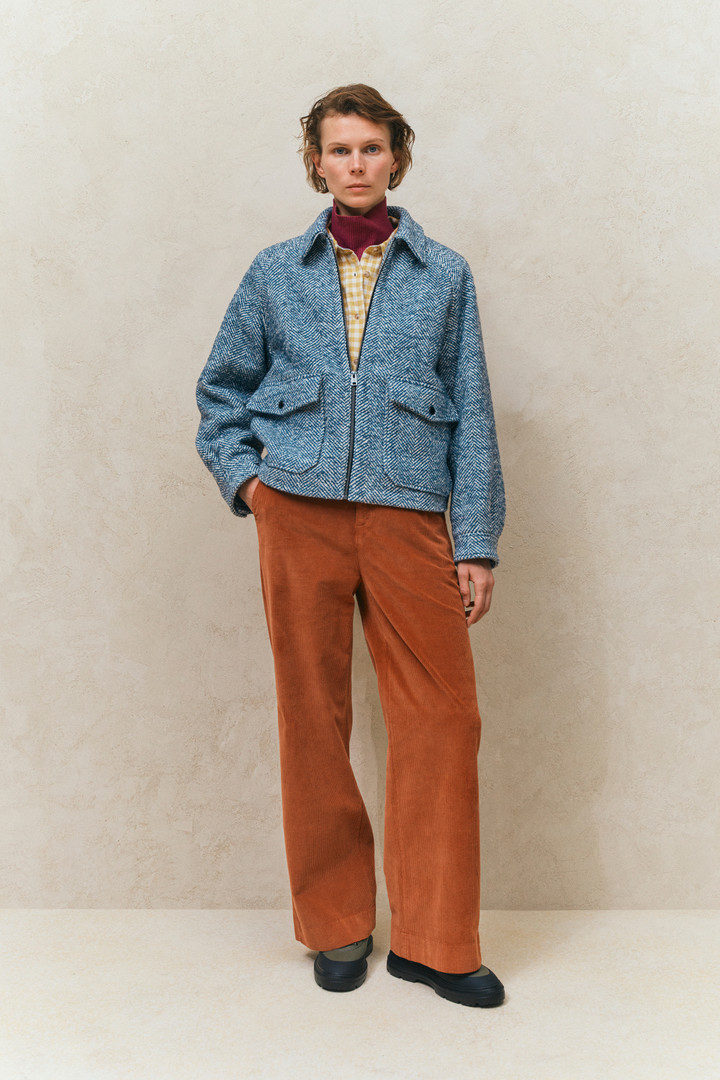 Pantalon teint en pièce en velours côtelé Marron photo 8 | Woolrich