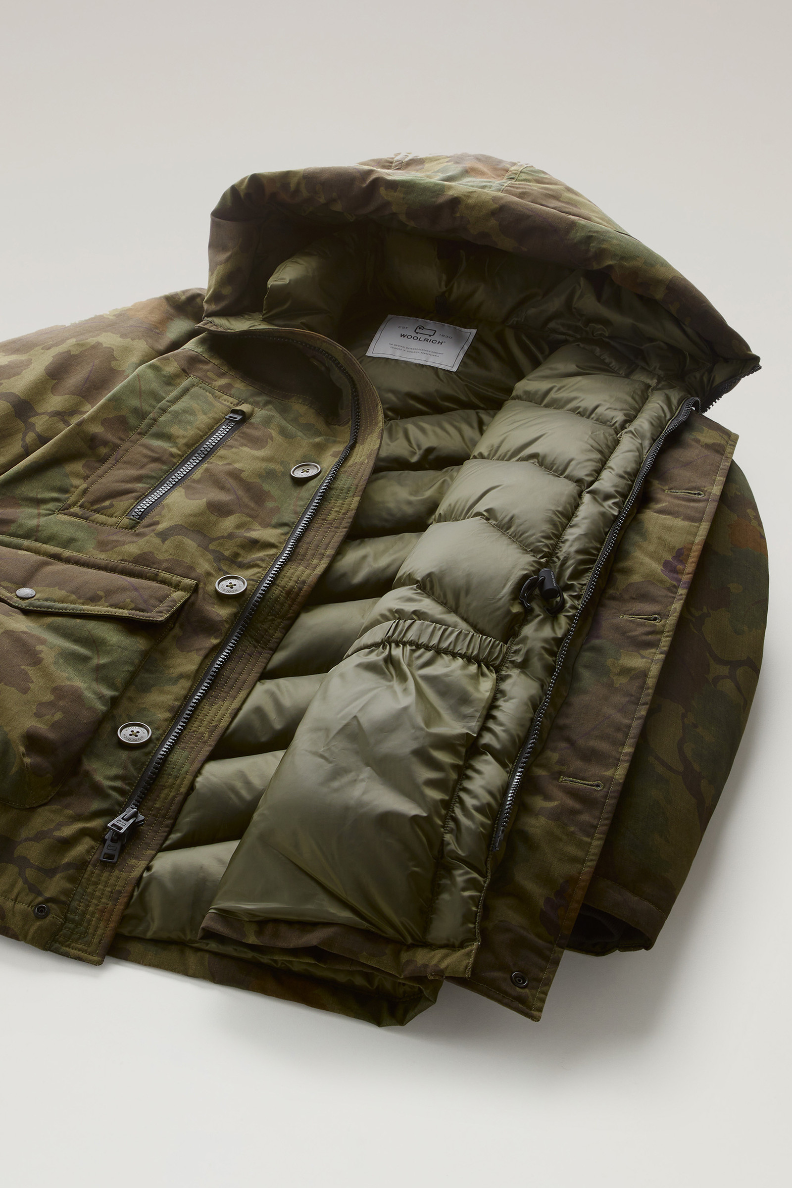 Mitchell Arctic Parka Evolution en coton Ripstop vert photo 11 | Woolrich