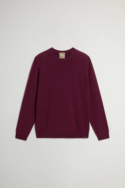 Pure Cashmere Crewneck Sweater Purple photo 2 | Woolrich