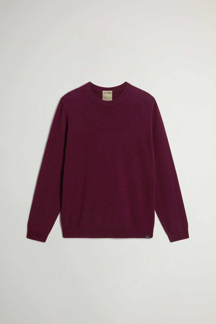 Pure Cashmere Crewneck Sweater Purple photo 5 | Woolrich