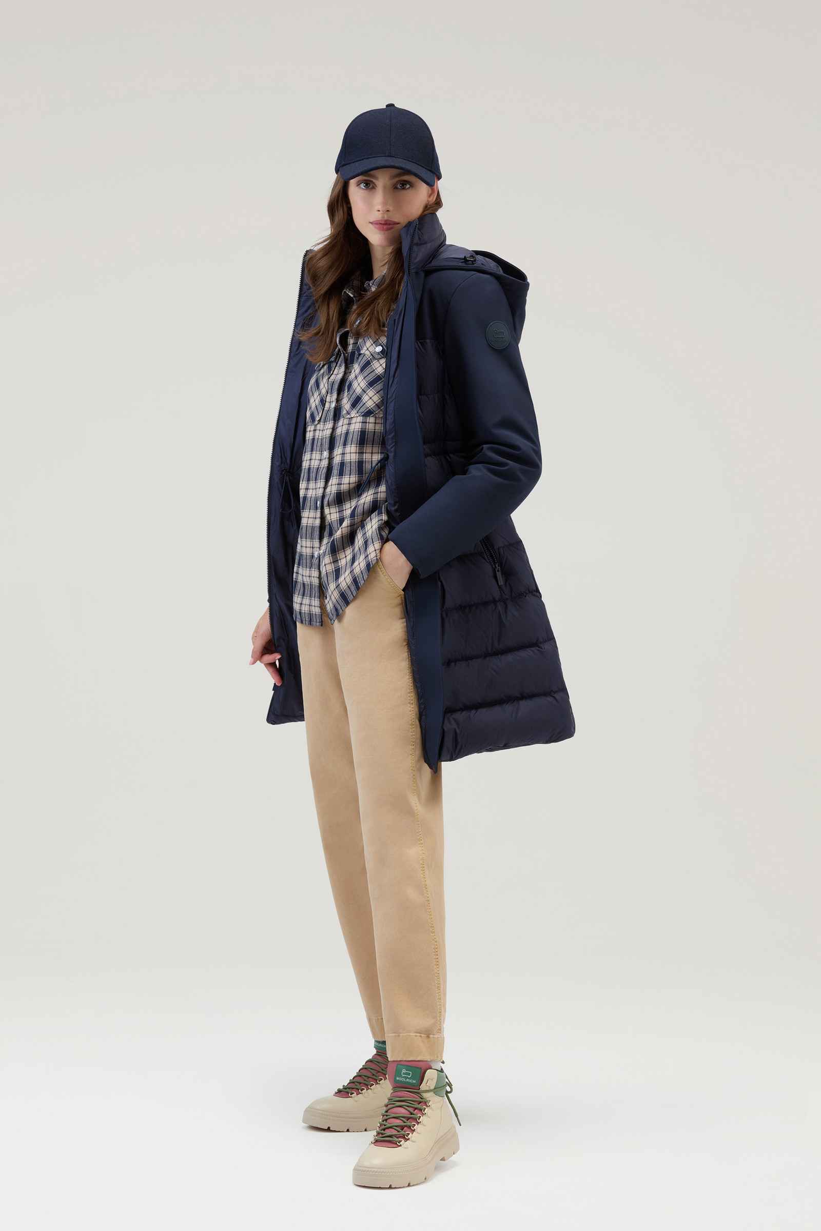 Light Flannel Check Shirt Blue photo 2 | Woolrich