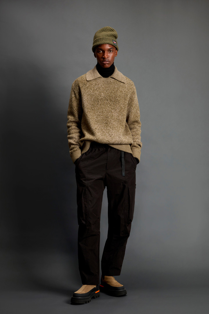 Pull jacquard en pure laine vierge by Todd Snyder Vert photo 2 | Woolrich