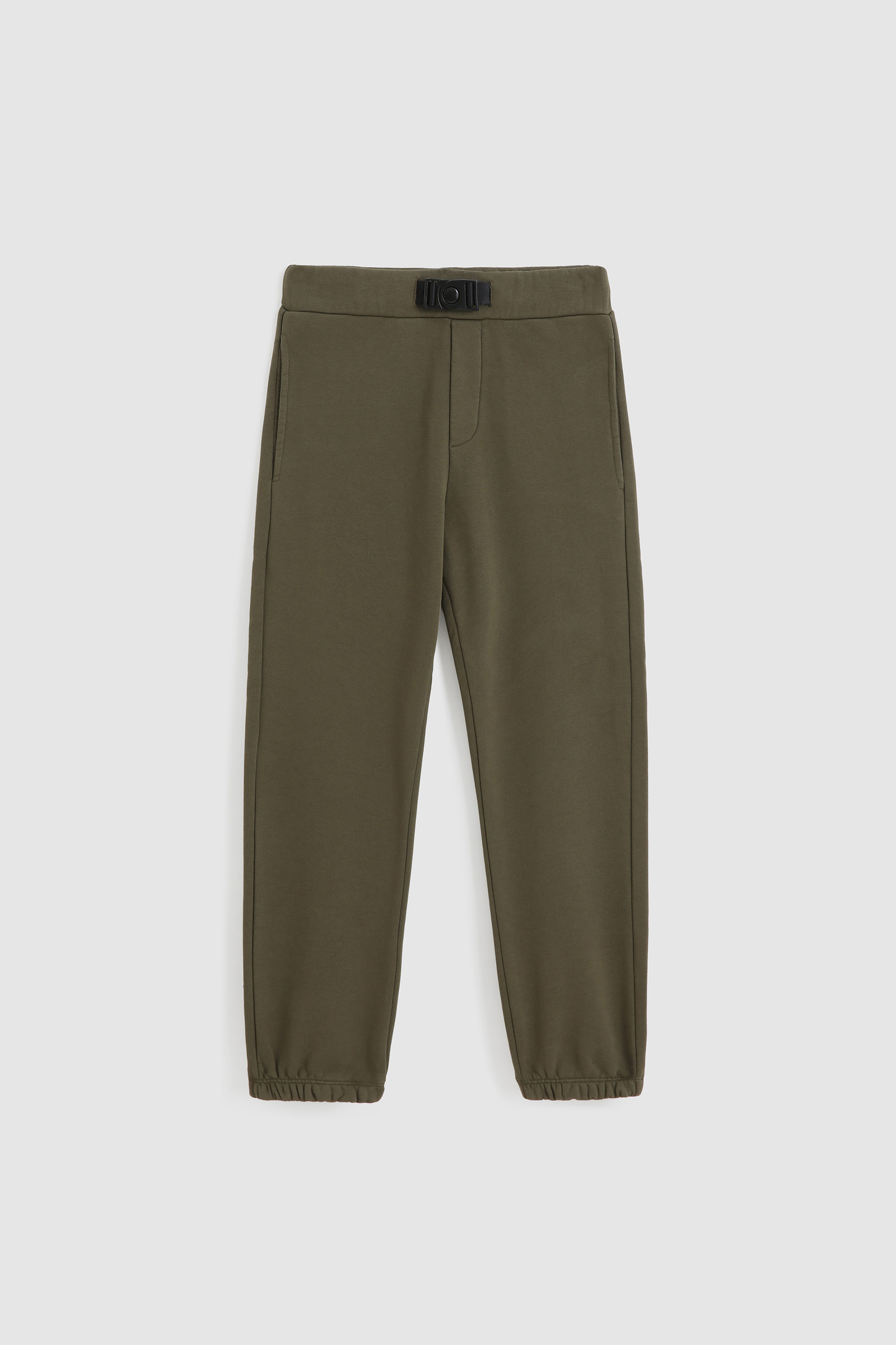 Pantalón de forro polar de algodón para niño verde | Woolrich