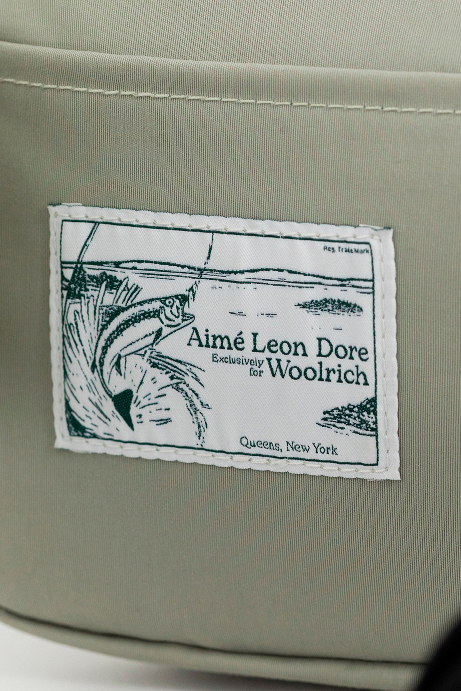 Riñonera Fly Fishing Aimé Leon Dore / Woolrich verde photo 4 | Woolrich