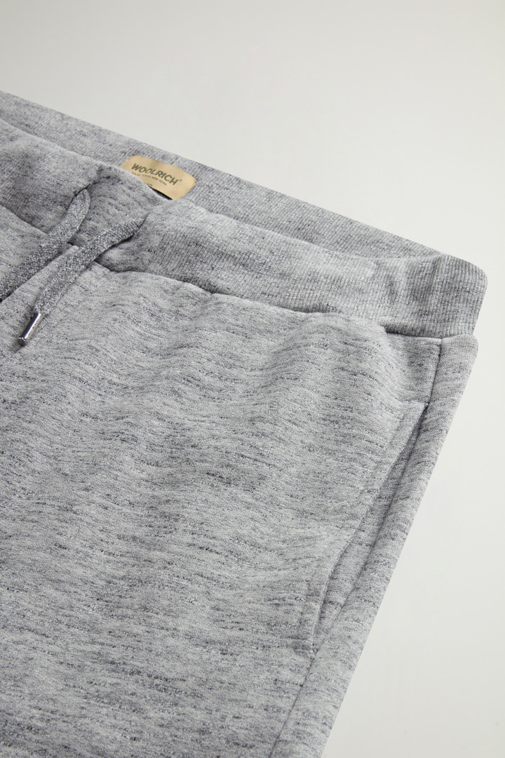 Shorts in Pure Cotton Mouliné Fleece Gray photo 3 | Woolrich