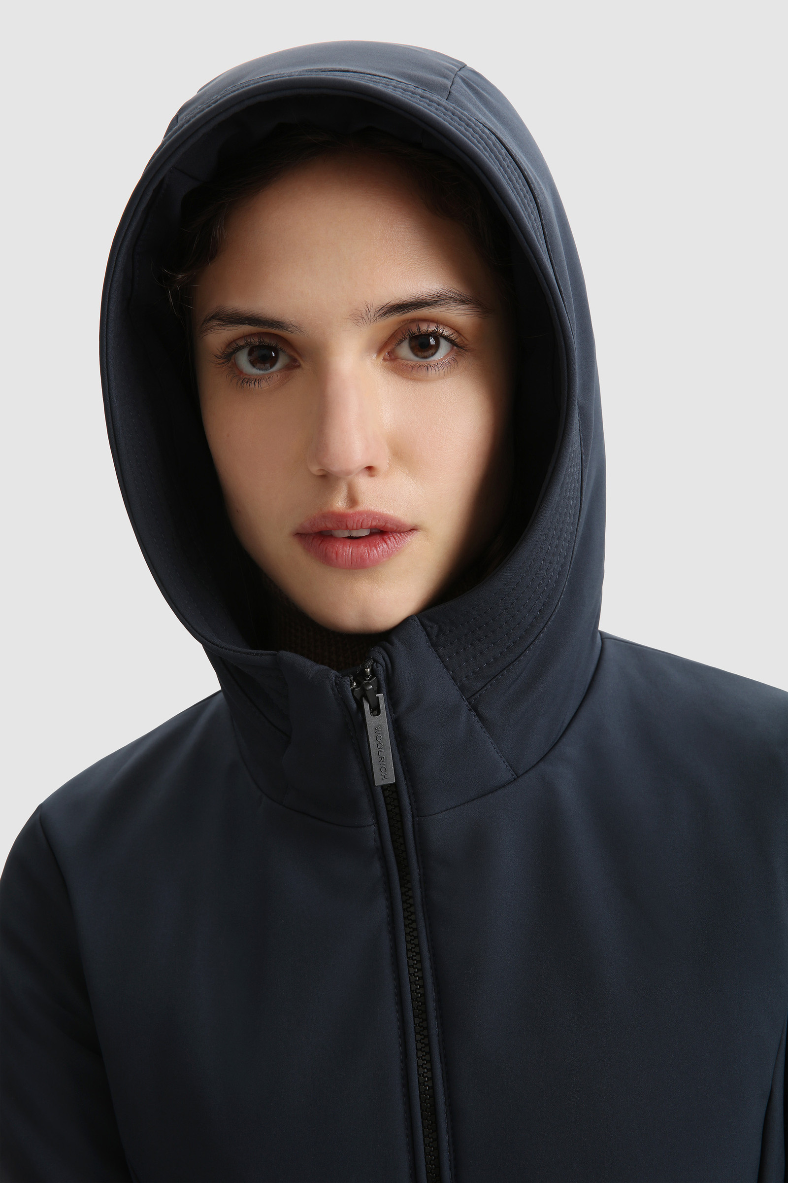 Firth Parka in Soft Shell Blu photo 5 | Woolrich