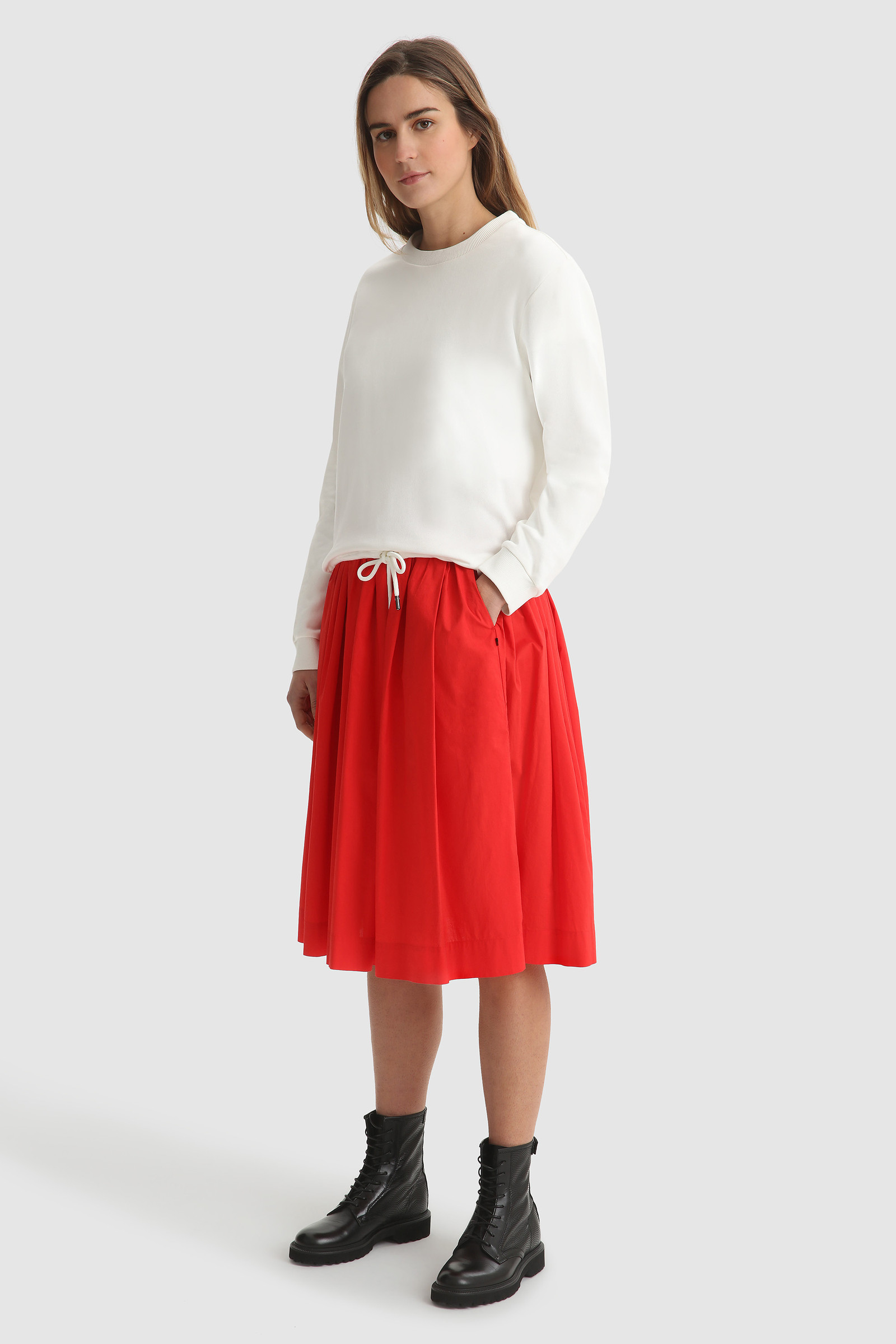 Fleece crew neck