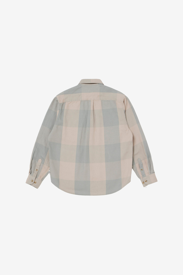 BUFFALO CHECK REGULAR SHIRT Beige photo 2 | Woolrich