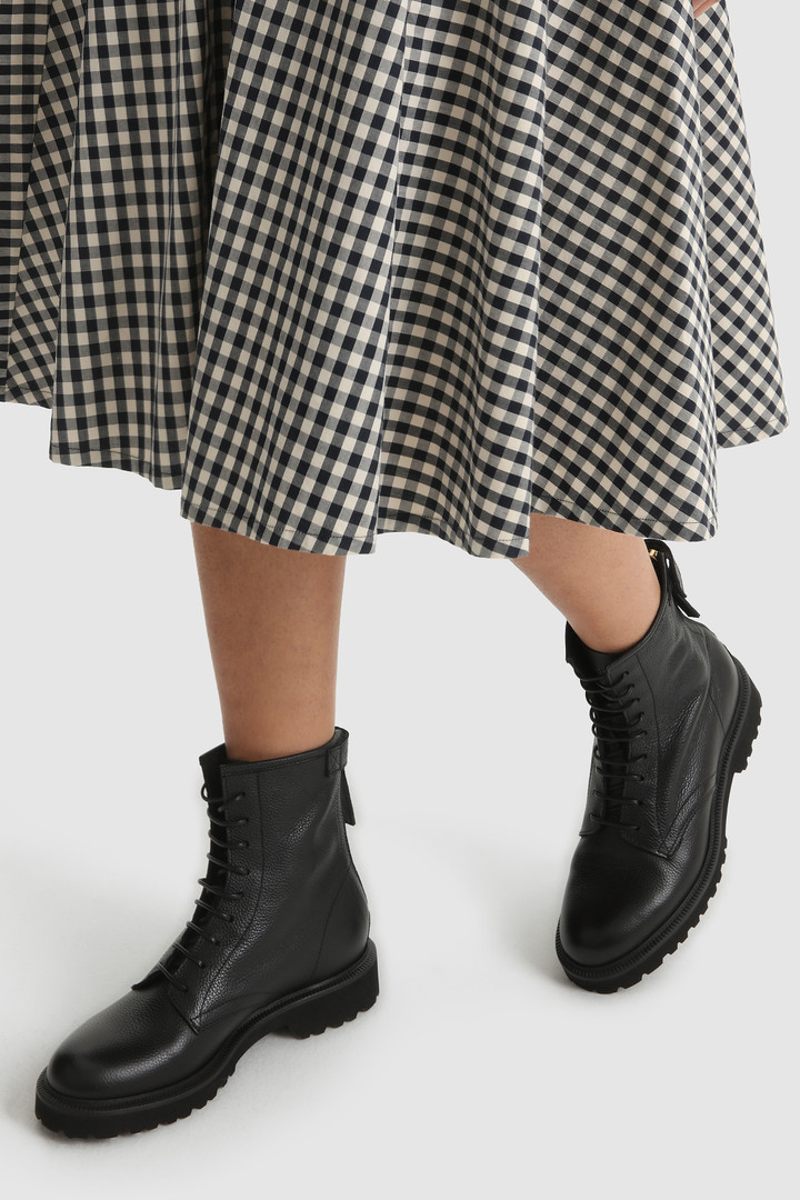 Patterned cotton long dress