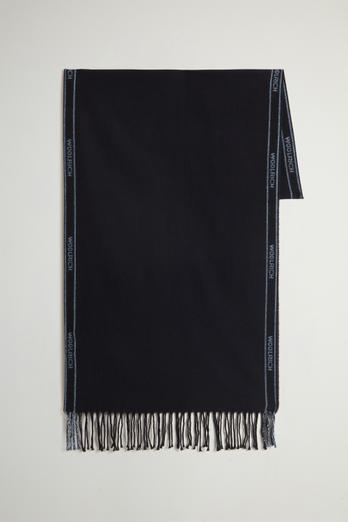 Scarf in Virgin Wool Blend Black | Woolrich