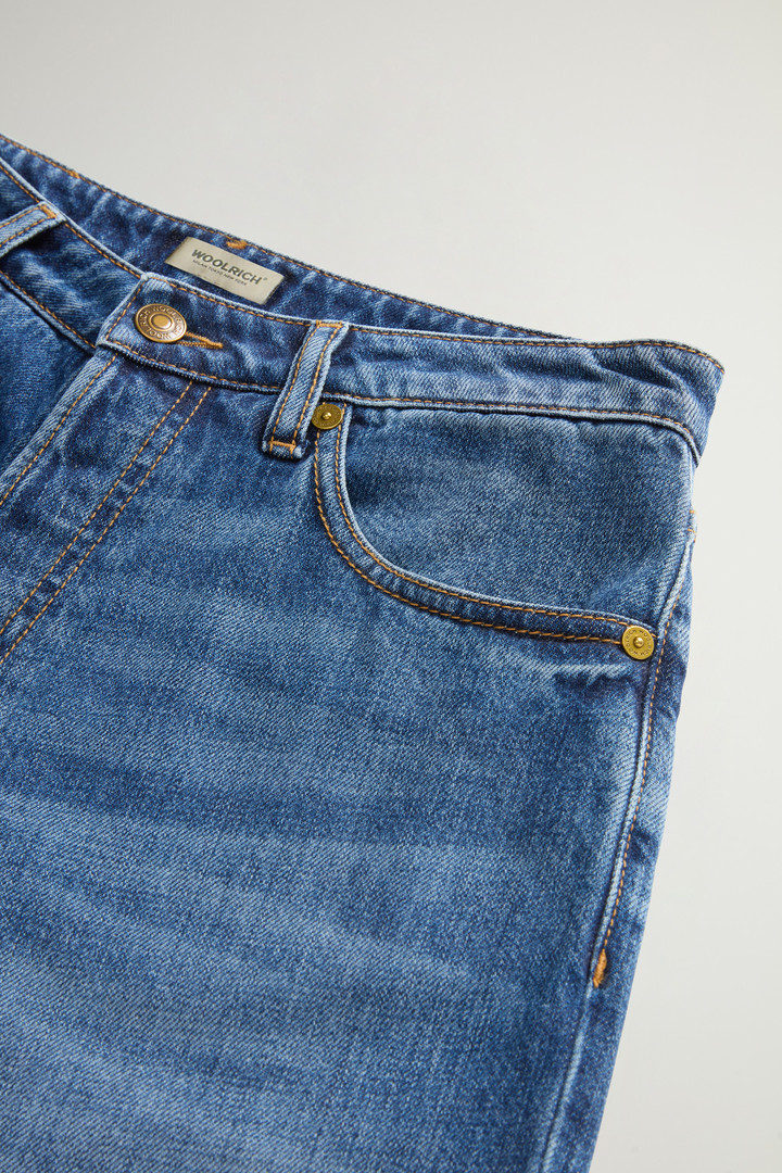 Garment-dyed Denim Pants Blue photo 6 | Woolrich