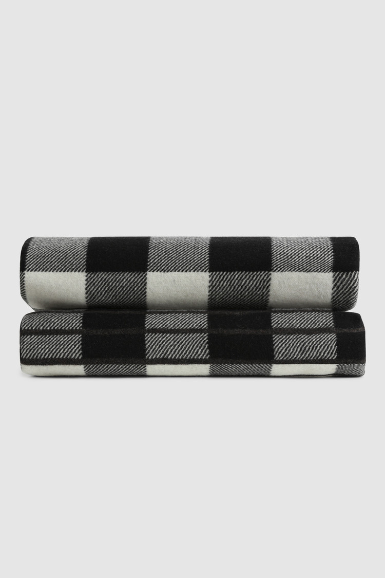 Wool blend blanket
