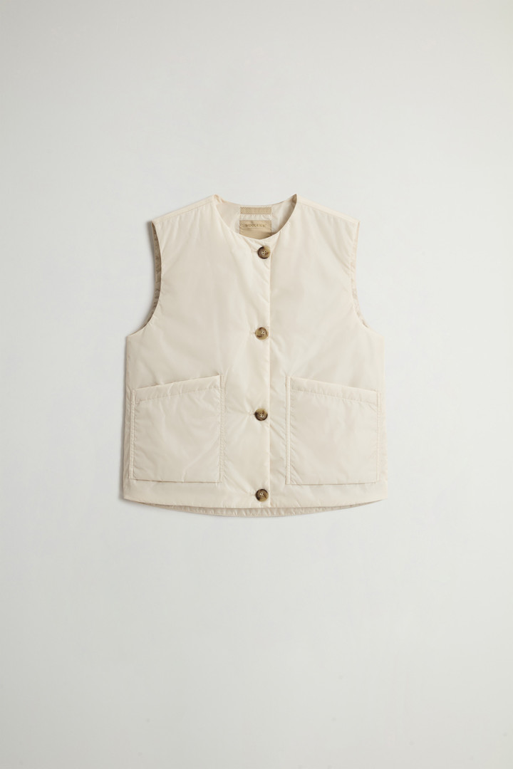 Crewneck Nylon Vest White photo 5 | Woolrich